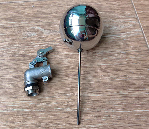 Phao cơ inox dạng cong Phao cơ inox dạng cong