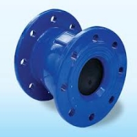 Check valve spring flange