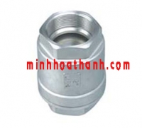 van 1 chiều lò xo inox ren