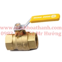 Van bi đồng (gas) tay gạt màu vàng miha